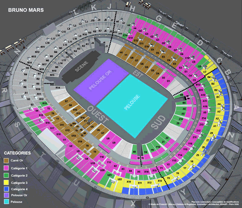 Plan — Stade de France